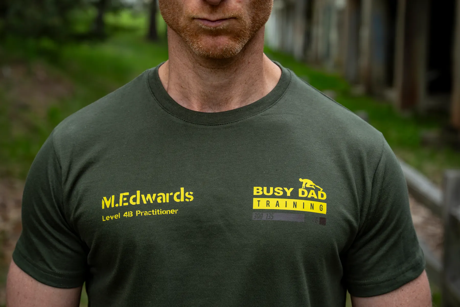 Busy Dad Training Level 4 practitioner completing an elite workout movement